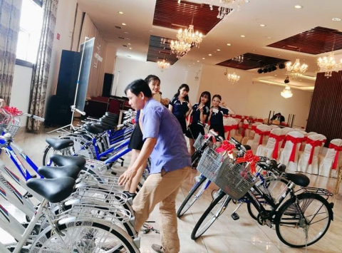 Cung cấp xe đạp cho các cơ quan tổ chức từ thiện