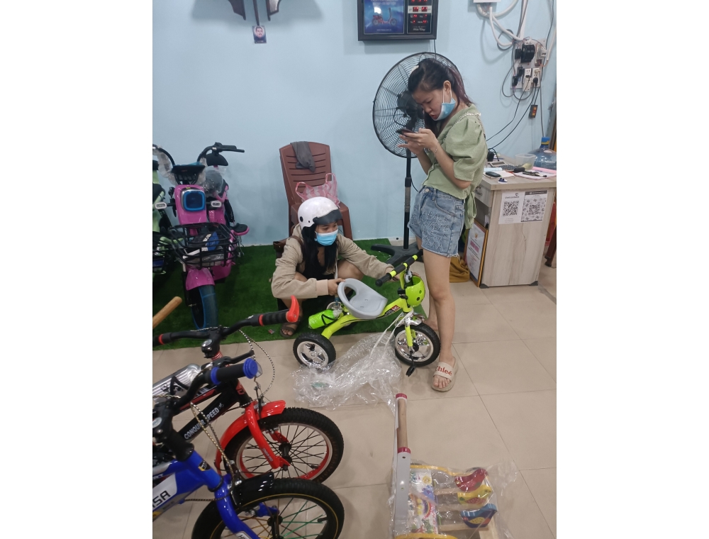  Xe đạp 3 bánh con bọ sắt - sản phẩm đồ chơi trẻ em